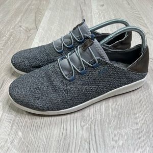 OluKai Alapa Li Men's Size 10.5 Slip On Charcoal Gray Casual Shoes 10395-2626